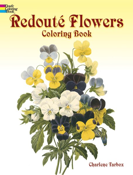 Redouté Flowers Coloring Book (Dover Nature Coloring Book) cover
