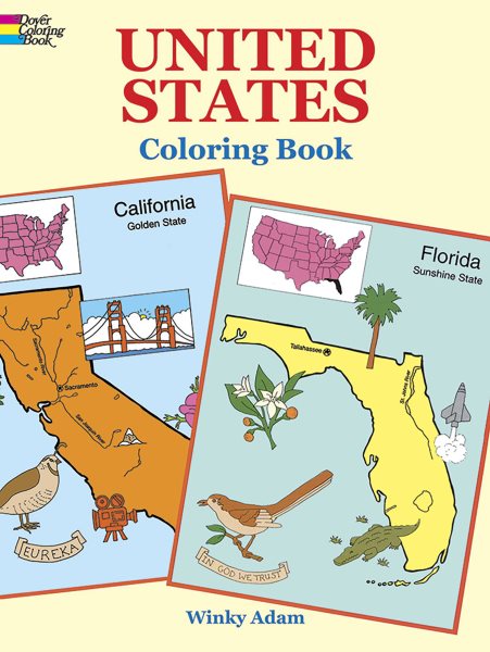 United States Coloring Book (Dover History Coloring Book) cover