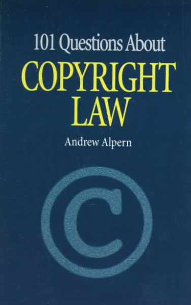 101 Questions About Copyright Law cover