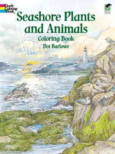 Seashore Plants and Animals Coloring Book (Dover Nature Coloring Book) cover