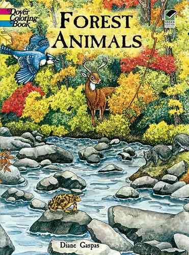 Forest Animals Coloring Book (Dover Nature Coloring Book) cover