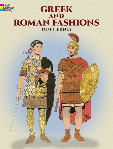 Greek and Roman Fashions (Dover Fashion Coloring Book) cover