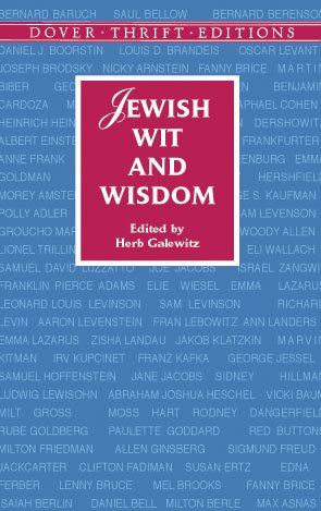 Jewish Wit and Wisdom (Dover Thrift Editions) cover