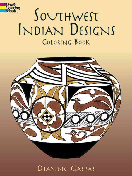 Southwest Indian Designs Coloring Book (Dover Design Coloring Books) cover