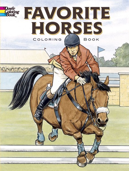 Favorite Horses Coloring Book (Dover Nature Coloring Book) cover