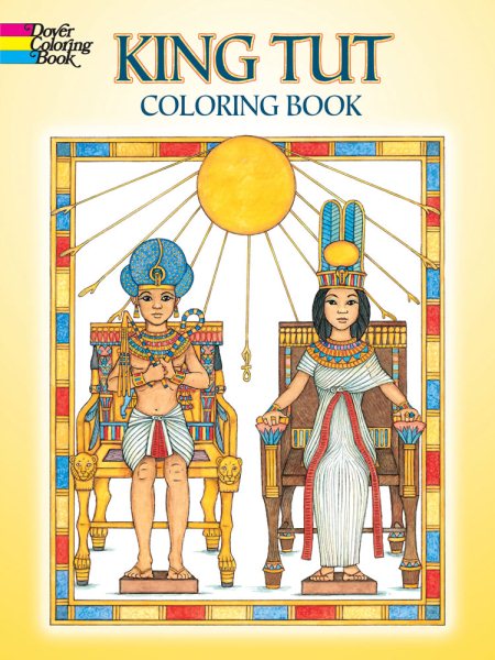 King Tut Coloring Book (Dover History Coloring Book) cover