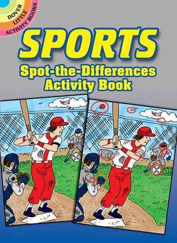 Sports Spot-the-Differences Activity Book (Dover Little Activity Books) cover