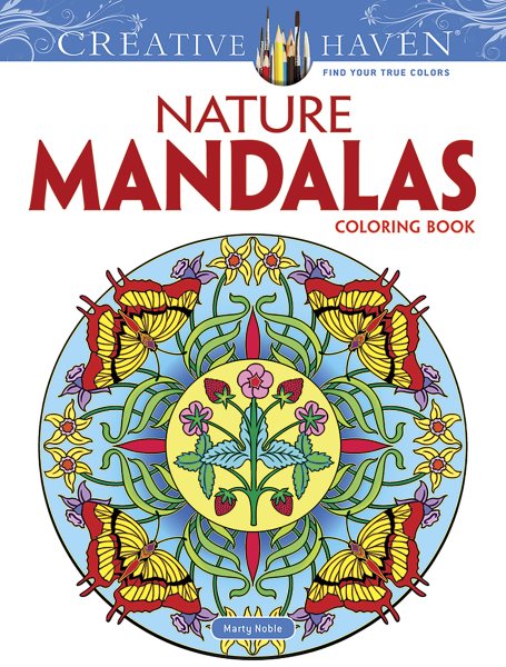 Creative Haven Nature Mandalas Coloring Book (Creative Haven Coloring Books) cover