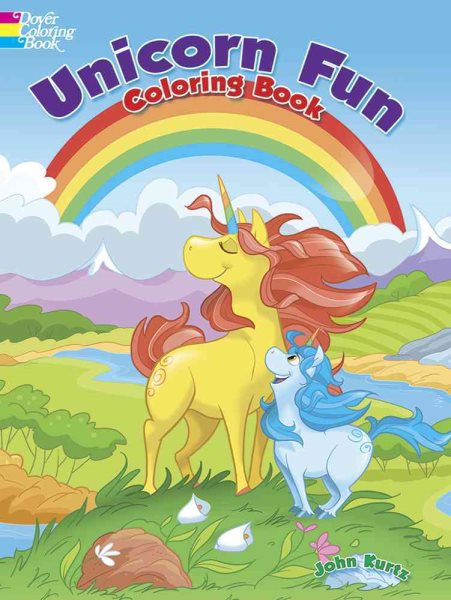 Unicorn Fun Coloring Book (Dover Fantasy Coloring Books) cover