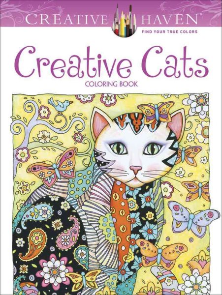Creative Haven Creative Cats Coloring Book (Adult Coloring) cover