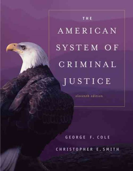 The American System of Criminal Justice (Available Titles CengageNOW) cover