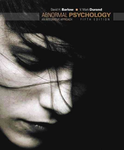 Abnormal Psychology: An Integrative Approach cover