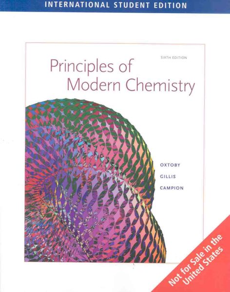 Principles Of Modern Chemistry 6Ed (Pb) cover