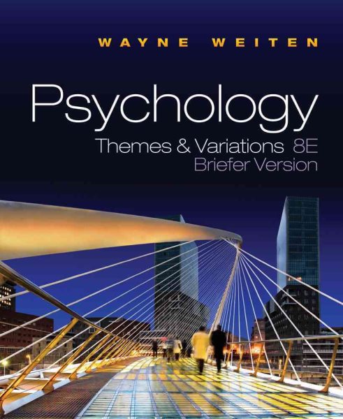 Psychology: Themes and Variations cover