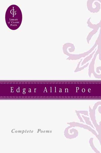 Edgar Allan Poe: Complete Poems (Library of Classic Poets) cover