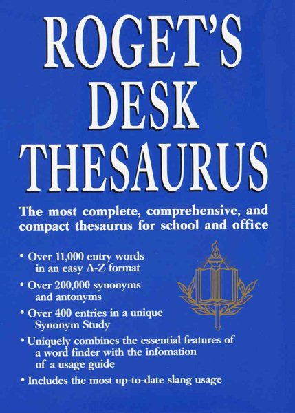 Roget's Desk Thesaurus cover