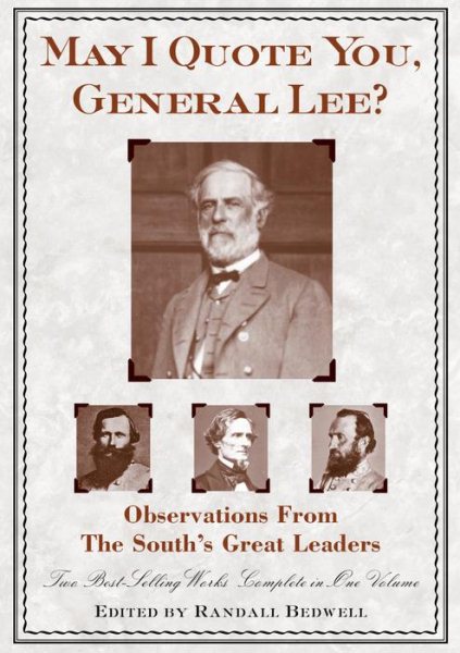 May I Quote You, General Lee? cover