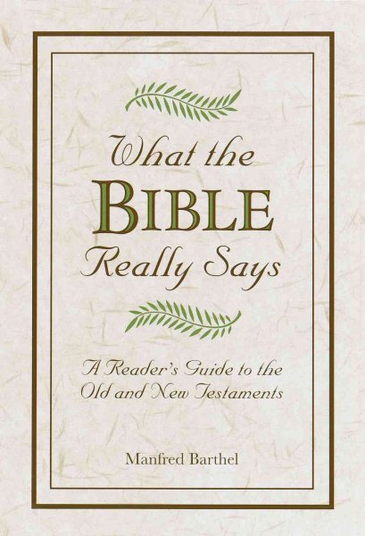 What the Bible Really Says cover