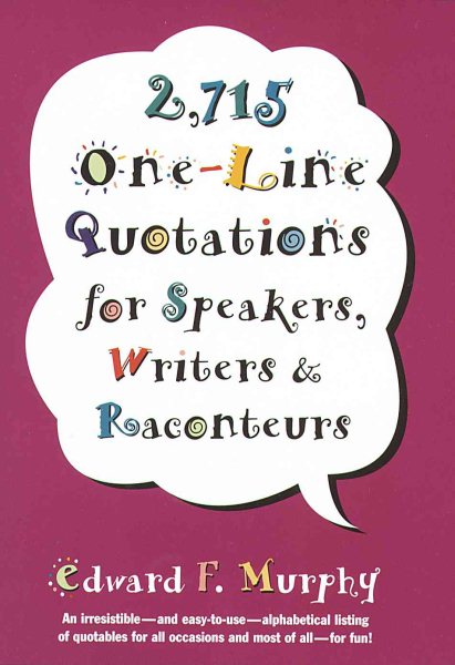 2,715 One-Line Quotations cover