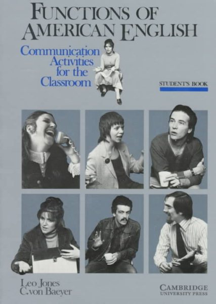 Functions of American English Student's book: Communication Activities for the Classroom cover