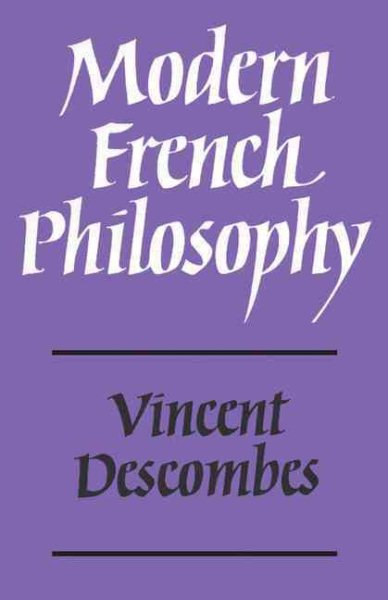 Modern French Philosophy cover