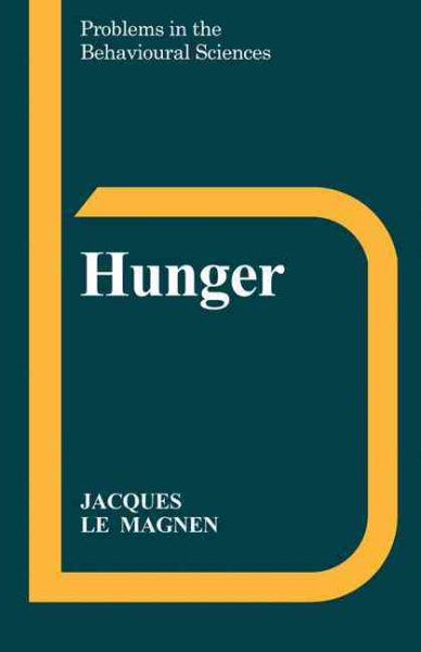 Hunger (Problems in the Behavioural Sciences) cover