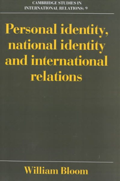 Personal Identity, National Identity and International Relations (Cambridge Studies in International Relations) cover