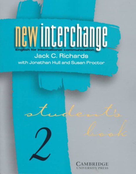 New Interchange Level 2 Student's book 2: English for International Communication cover