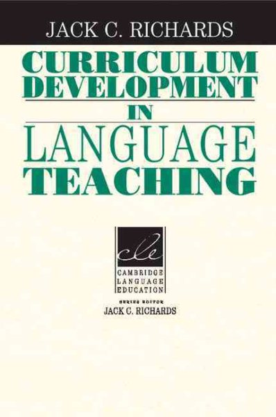 Curriculum Development in Language Teaching (Cambridge Language Education) cover