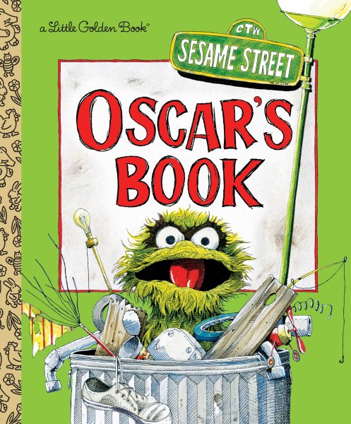 Oscar's Book (Sesame Street) (Little Golden Book) cover