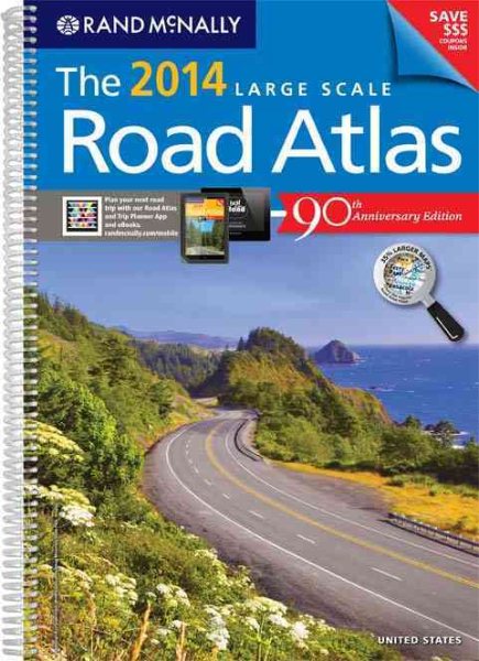 Rand McNally 2014 Large Scale Road Atlas (Rand McNally Large Scale Road Atlas U. S. A.) cover