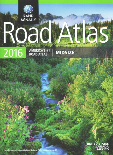 Rand McNally 2016 Midsize Road Atlas (Rand McNally Road Atlas) cover
