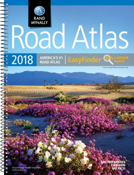 2018 Rand McNally EasyFinder® Midsize Road Atlas (Rand McNally EasyFinder Road Atlas)