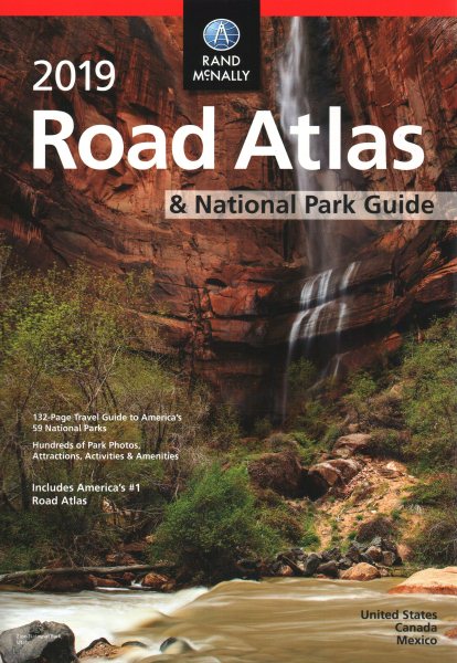 2019 Rand McNally National Park Atlas & Guide (Rand McNally Road Atlas) cover