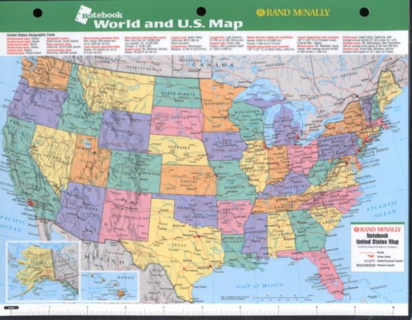 Notebook World and U.S. Map (Notebook Series)