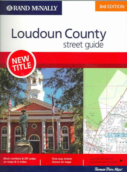 Rand McNally 3rd Edition Loudoun County street guide