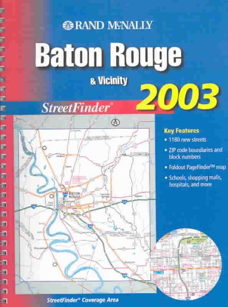 Rand McNally Streetfinder Baton Rouge & Vicnity