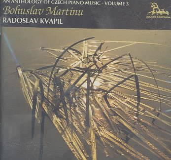 Martinu: Anthology of Czech Piano Music, Vol. 3 cover
