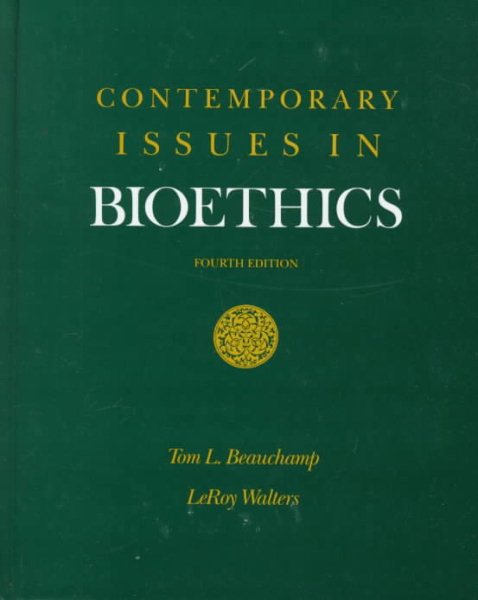 Contemporary Issues in Bioethics cover