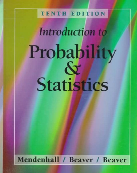 Introduction to Probability and Statistics with CD-ROM cover