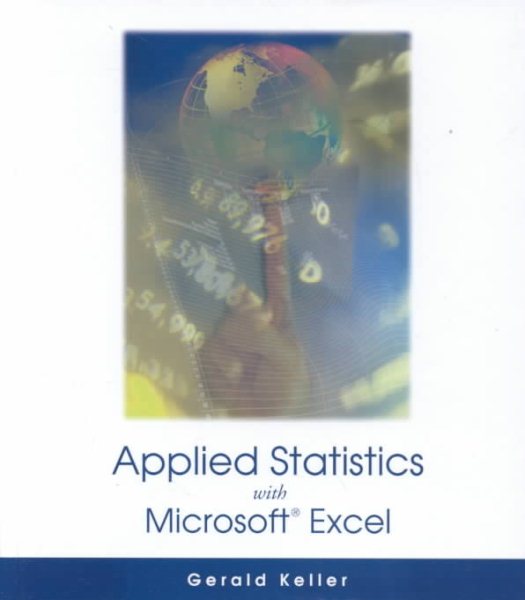 Applied Statistics (with Microsoft Excel and CD-ROM) cover