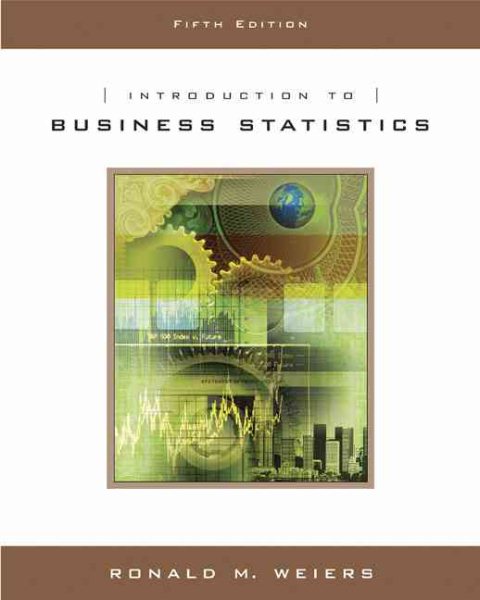 Introduction to Business Statistics (with CD-ROM) cover