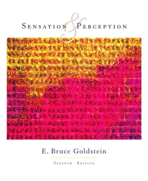 Sensation and Perception (Available Titles CengageNOW)