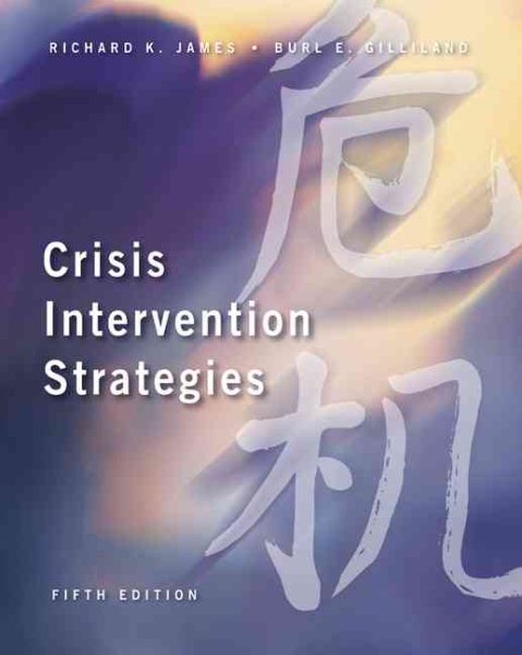 Crisis Intervention Strategies (with InfoTrac)