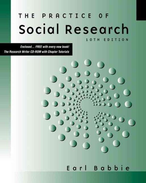 The Practice of Social Research (with CD-ROM and InfoTrac) (Available Titles CengageNOW) cover