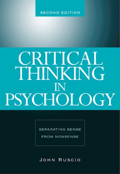 Critical Thinking in Psychology: Separating Sense from Nonsense cover