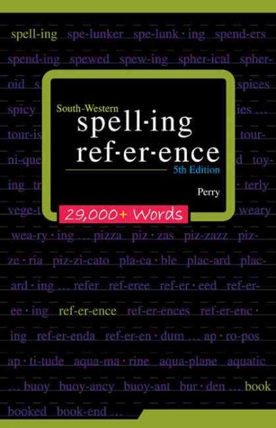 South-Western Spelling Reference cover