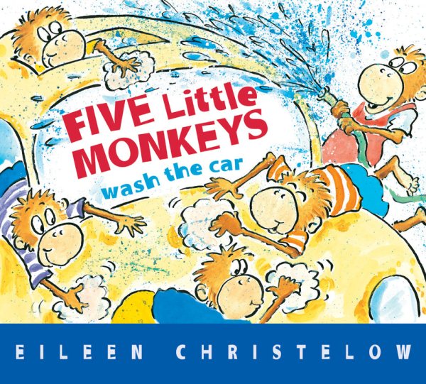 Five Little Monkeys Wash the Car (A Five Little Monkeys Story) cover