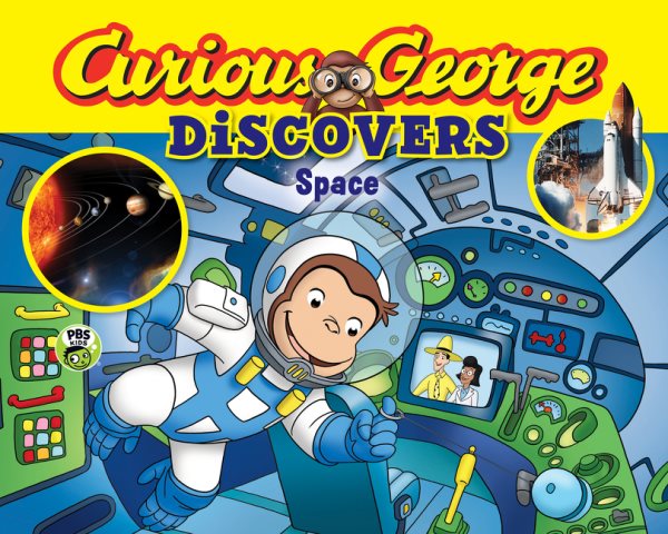 Curious George Discovers Space (science storybook) cover