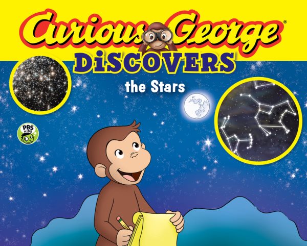 Curious George Discovers the Stars (science storybook) cover
